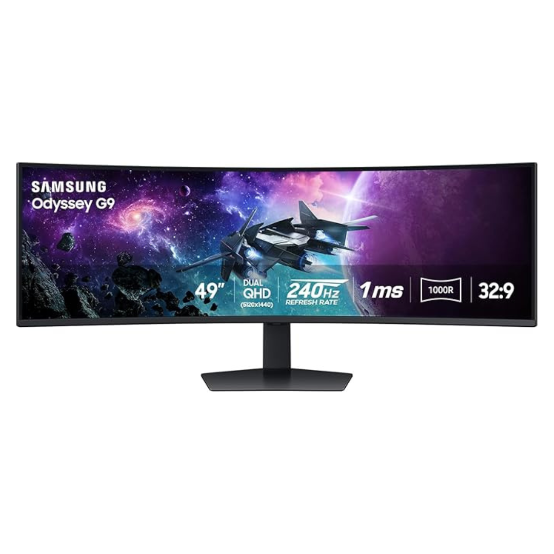 Samsung Odyssey G9 (G95C) 49" Curved 240Hz 1ms HDR VA Freesync Gaming Monitor