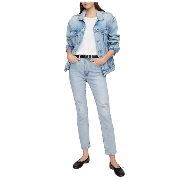 Gap Factory Women's High Rise Destructed Vintage Slim Jeans