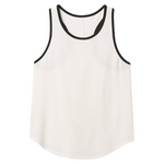 Gap Factory Women's GapFit Brushed Jersey Ringer Tank Top