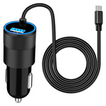 Apple MFi Certified 4.8A USB iPhone 16 Fast Car Charger W/ 6ft Type-C Cable