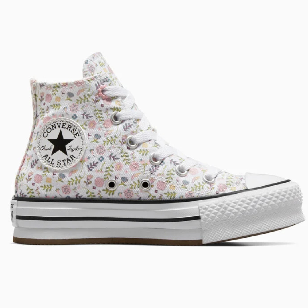 Converse Chuck Taylor All Star EVA Lift Platform Feline Florals Shoes