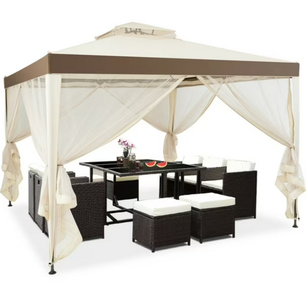 Gymax 10'x 10' Canopy Gazebo Shelter