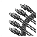 5-Pack 6ft Anker 60W USB-C To USB-C Fast Charging Cable