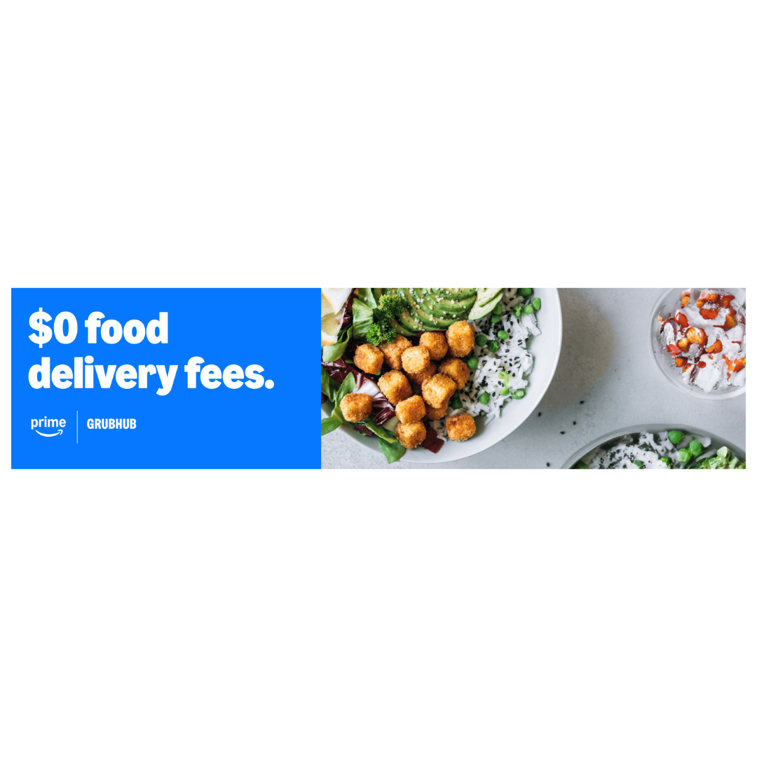 Eligible Young Adults W/ Amazon Prime: $10 Off $20+ Delivery Food Orders