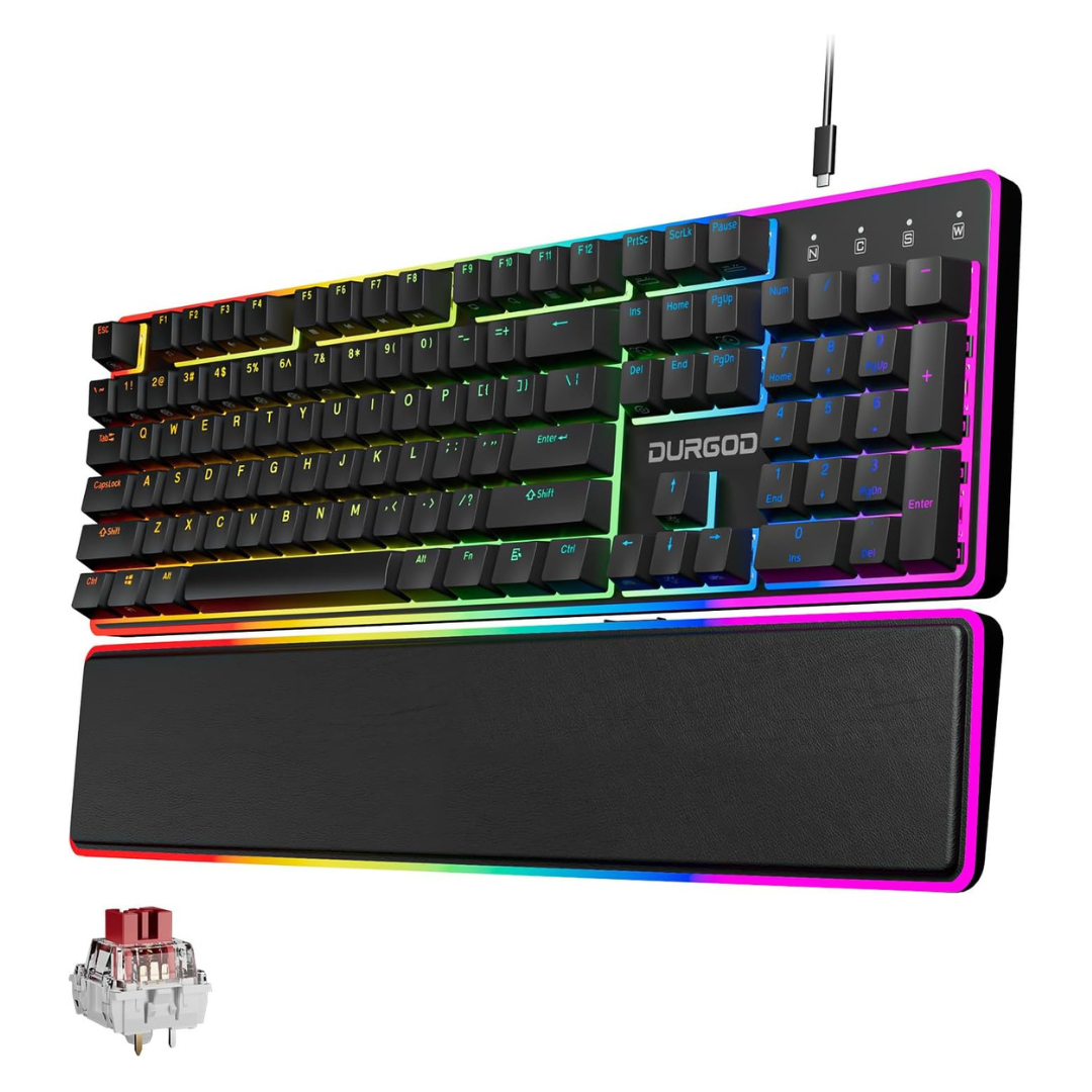 Ollyn 104 Keys Wired Mechanical Gaming Keyboard