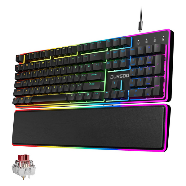 Ollyn 104 Keys Wired Mechanical Gaming Keyboard