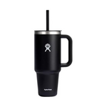 40oz Hydro Flask Insulated Stainless Steel Travel Tumbler W/ Lid & Straw