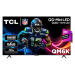 55" TCL 55QM6K 4K Ultra HDR Smart QD-Mini LED Google TV