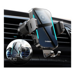 CHGeek 15W Wireless Charging Car Phone Holder With Blue LED Backlit