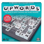 Spin Master Upwords Classic Word Game With Stackable Letter Tiles