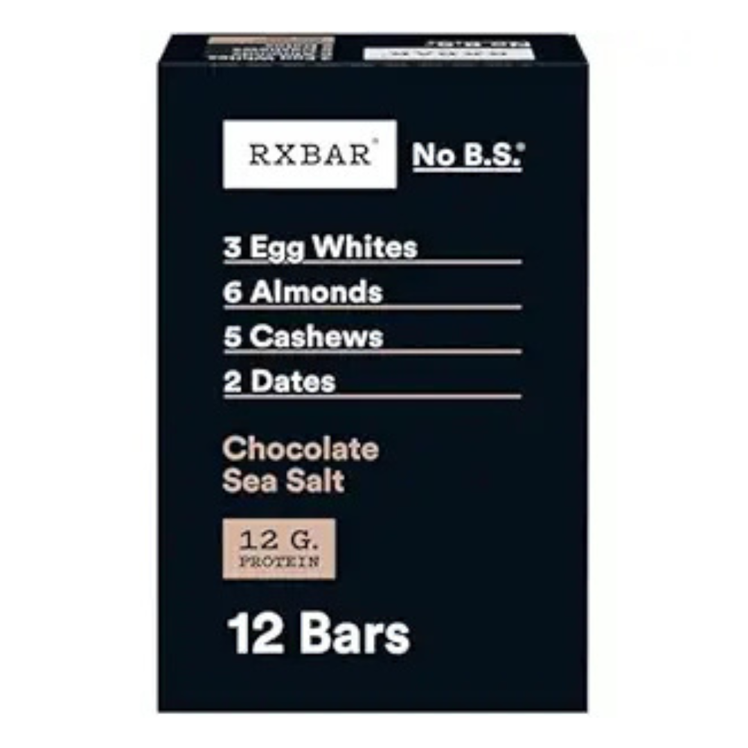 24-Pack Rxbar Chocolate Sea Salt Gluten Free Protein Bar (1.83 Oz)