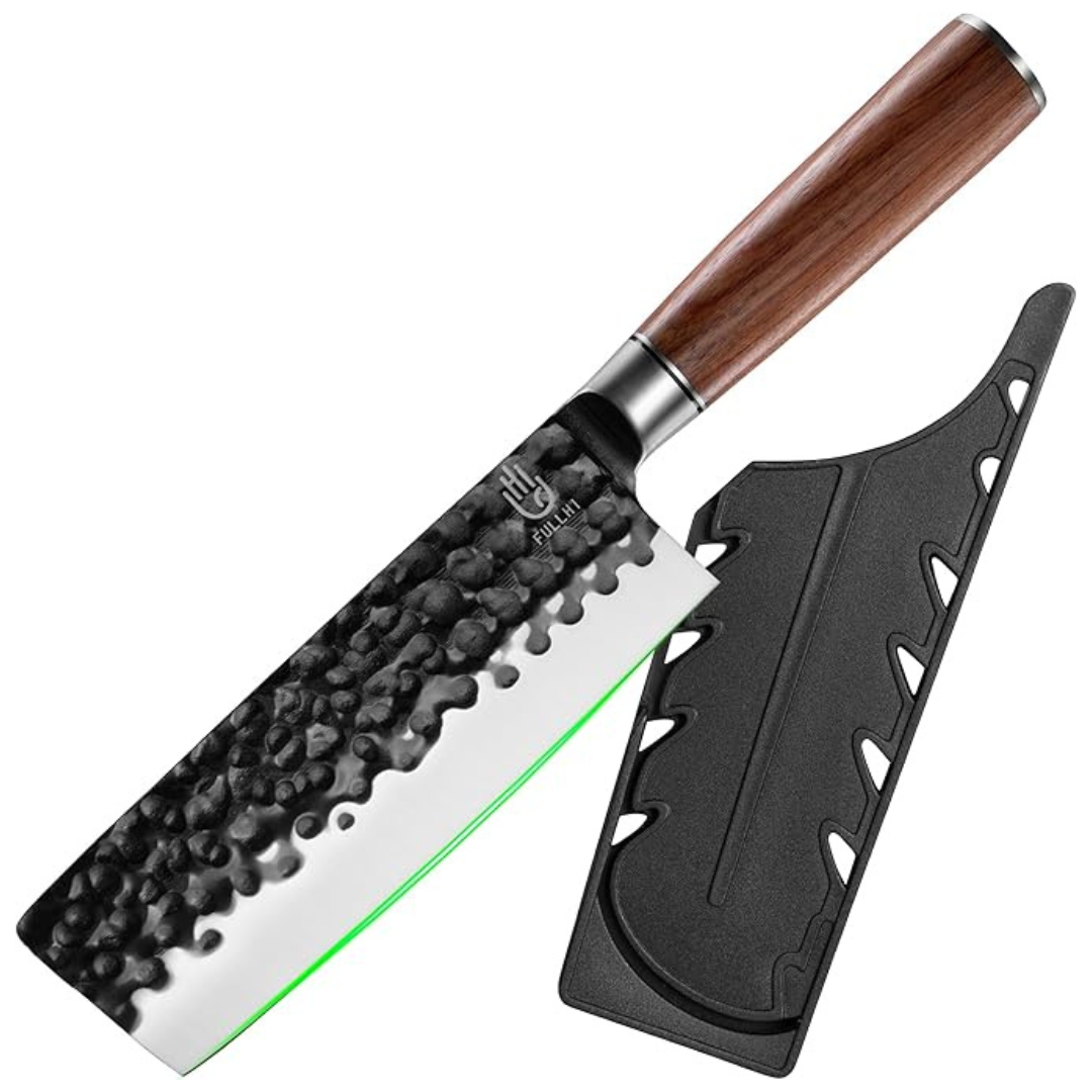 Fullhi High Carbon Steel Kitchen Knife with Wood Handle