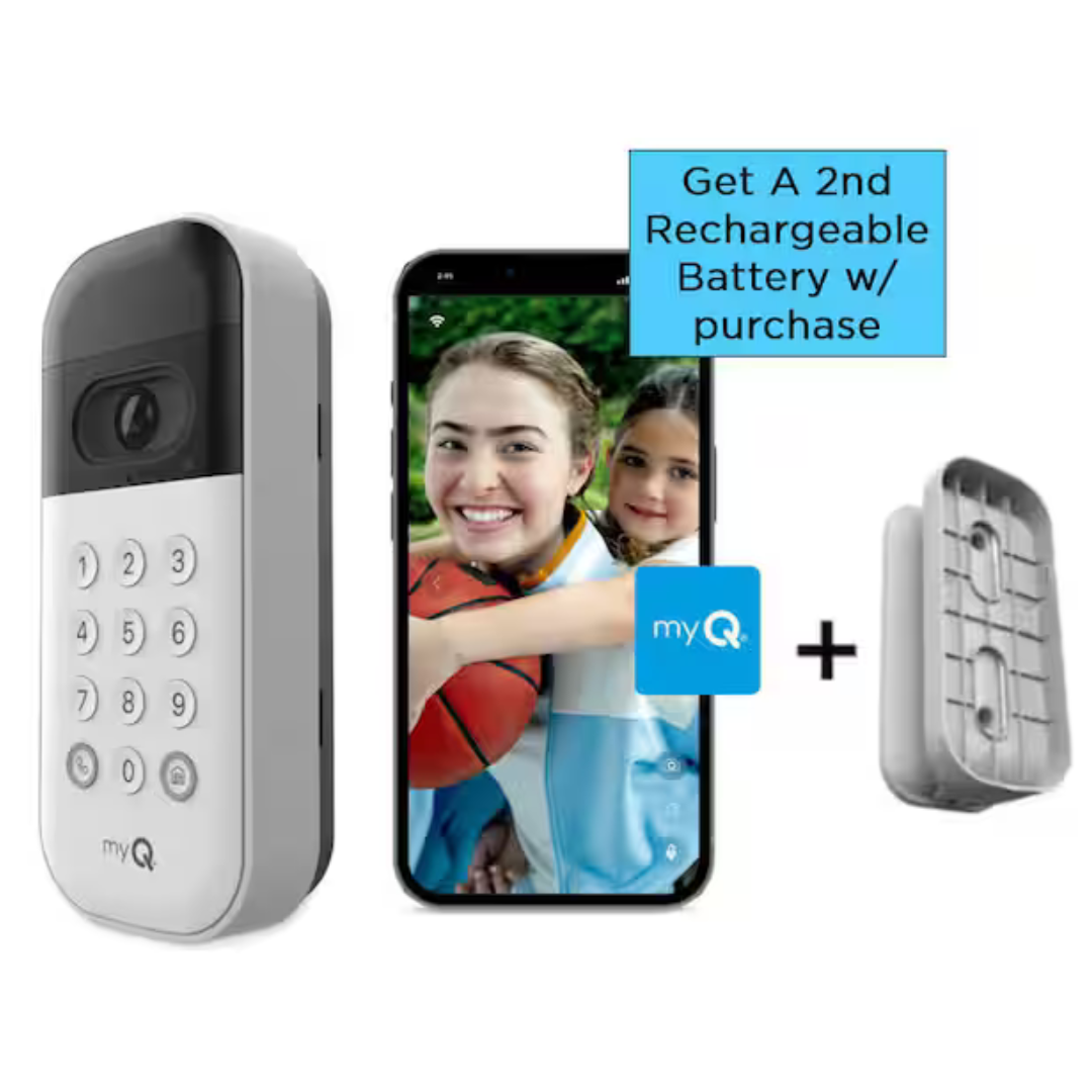 Chamberlain myQ Smart Wireless Garage Door Video Keypad