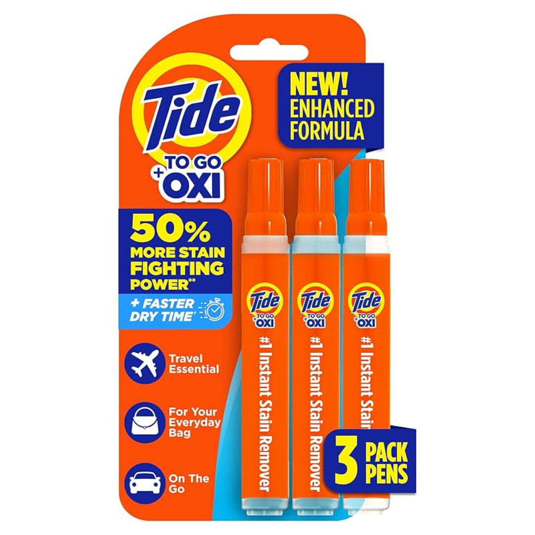 3-Count Tide To Go Instant Stain Remover Pen for Clothes