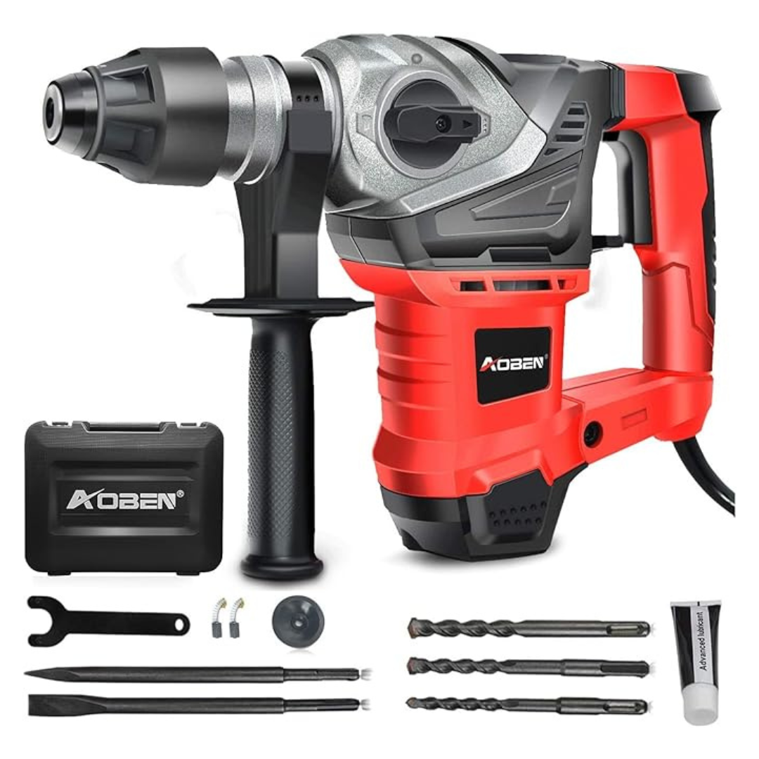 Aoben 13 Amp Heavy Duty 1-1/4" Rotary Hammer Drill