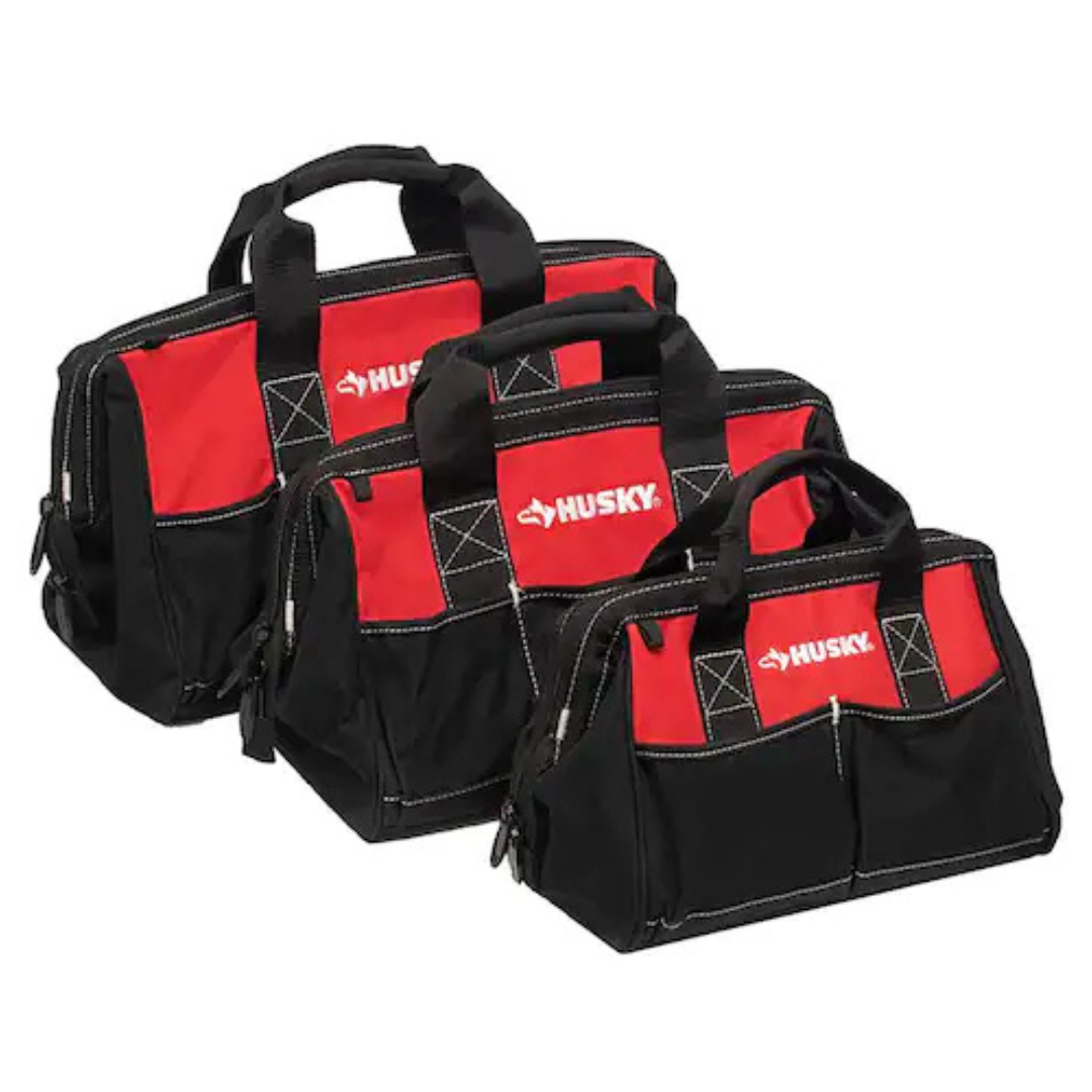 Husky Tool Bag Combo (18", 15" & 12")