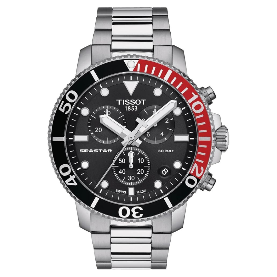 Tissot Chronograph Black Dial Men's Watch