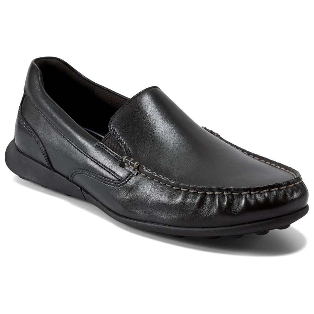 Rockport Men's Dmx Dudley Loafer (Black Leather)