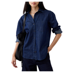 Banana Republic Factory Women's Denim Shirt (Dark Wash)
