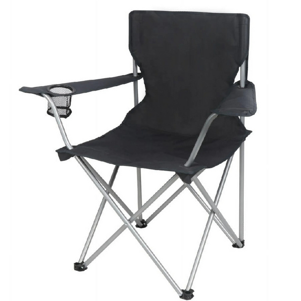 Ozark Trail Basic Quad Folding Camp Chair With Cup Holder (Various)