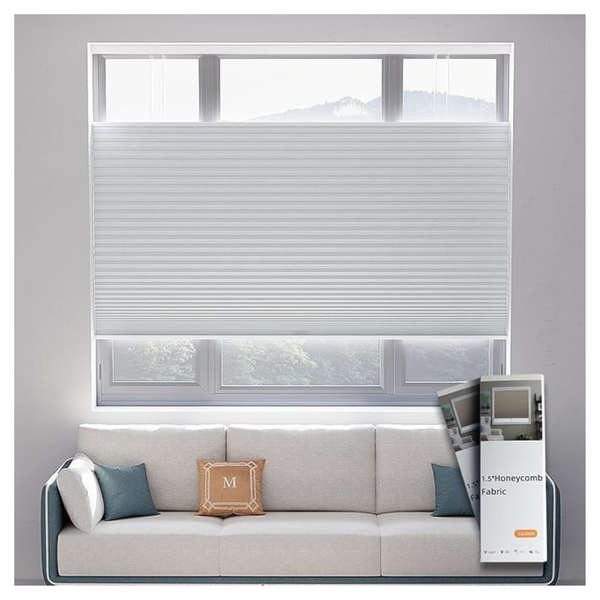 Uilvffo Cellular Shades Honeycomb Blinds (5" L x 3" W)