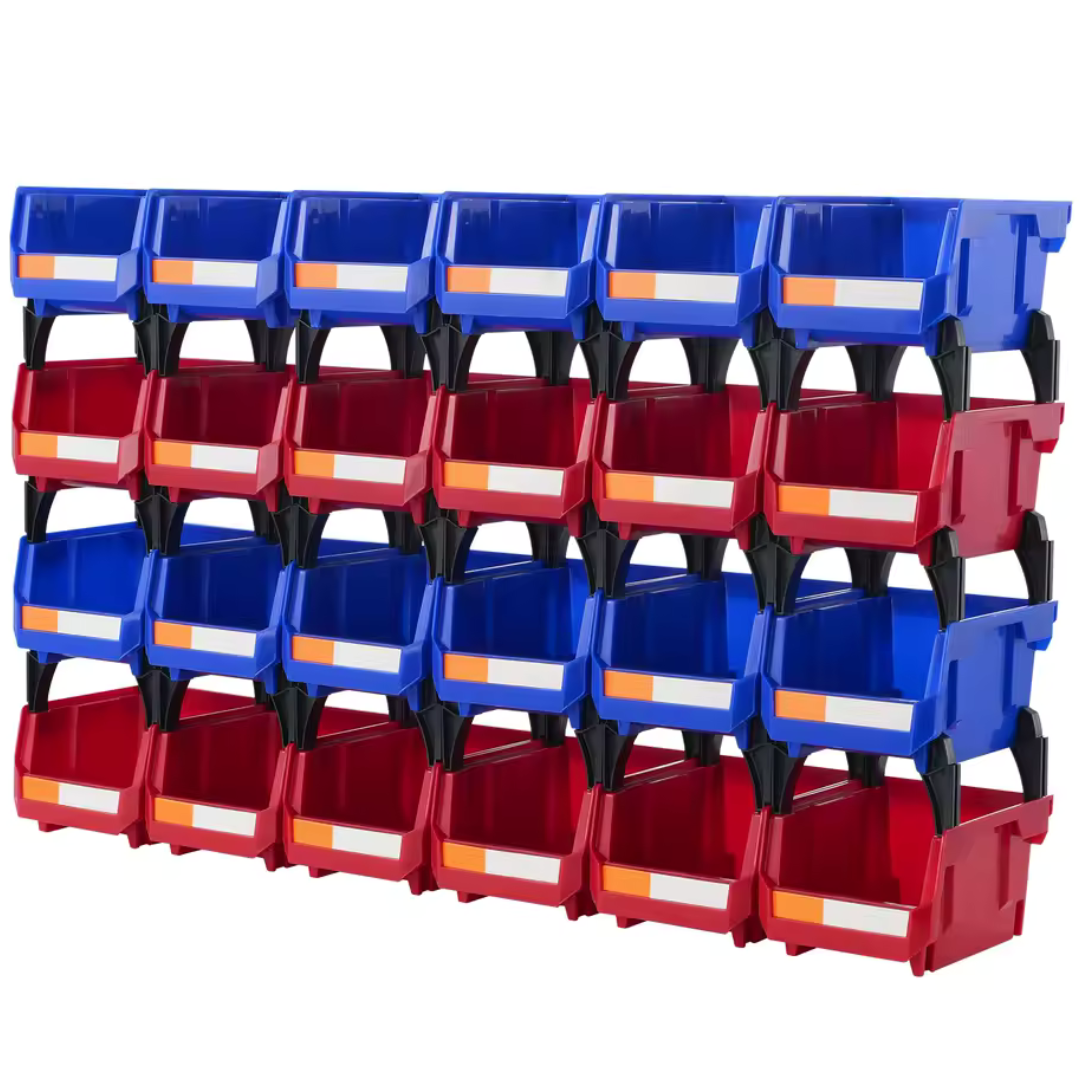 24-Piece Stackable Storage Bin