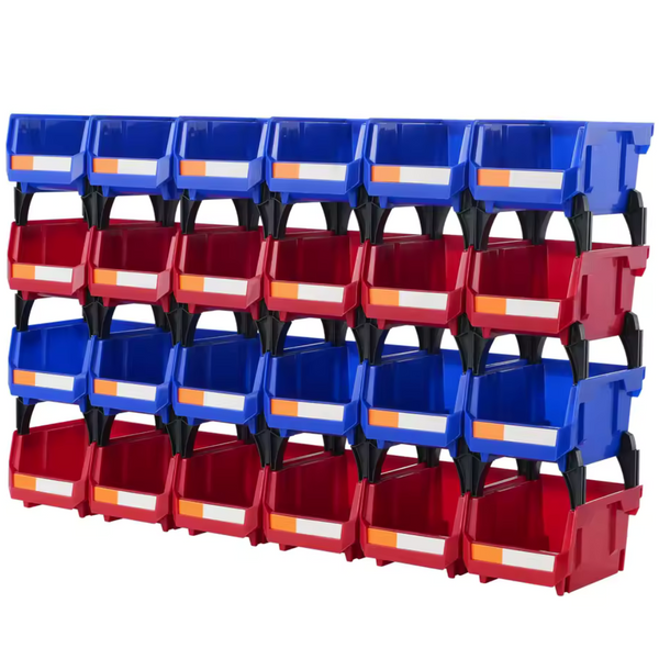 24-Piece Stackable Storage Bin