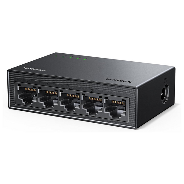 5-Port UGREEN 1000Mbps Gigabit Ethernet Switch With LED