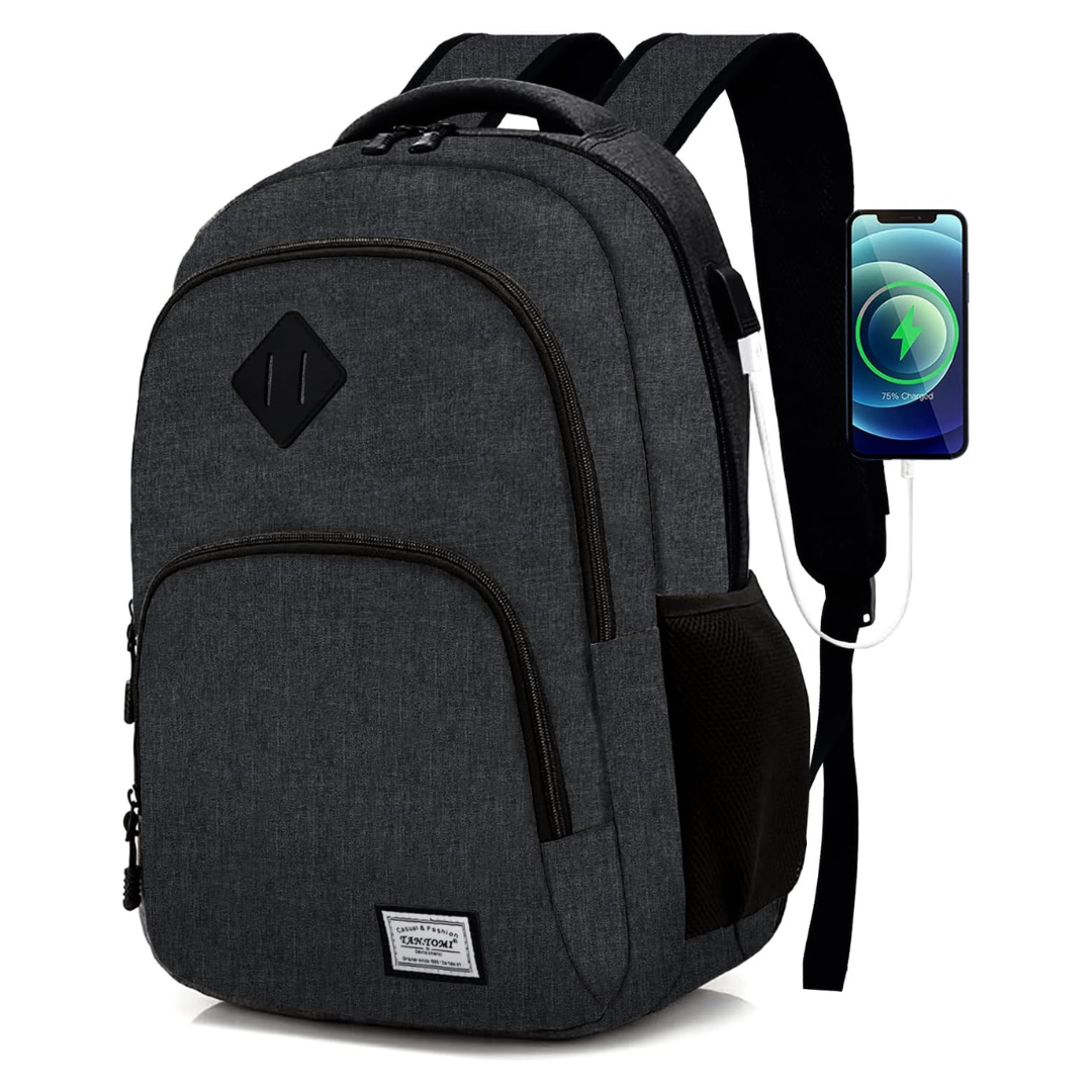 15.6" Carry On Travel Laptop Backpack With USB Port