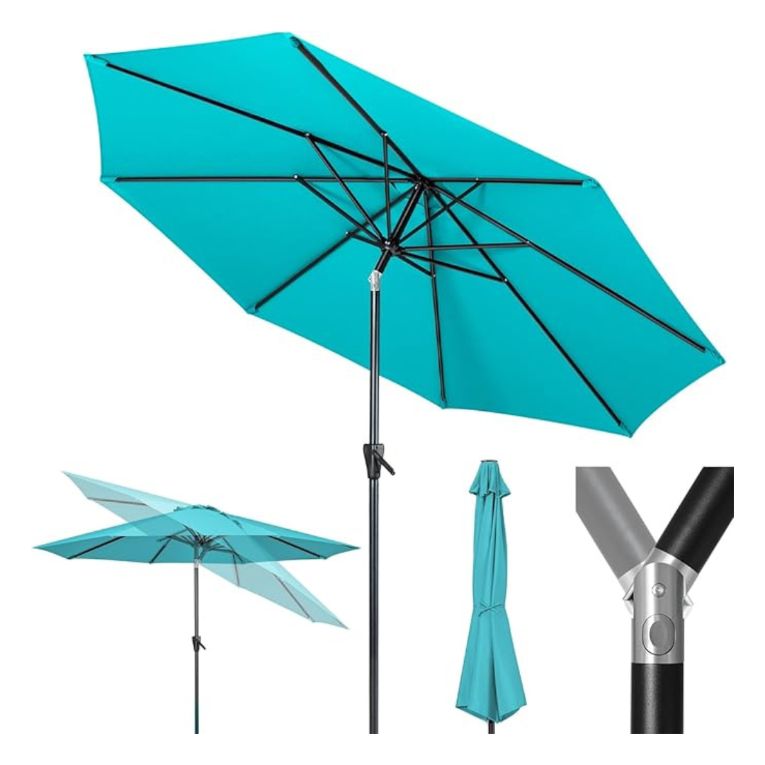 Tempera 10ft Patio Market Outdoor Table Umbrella
