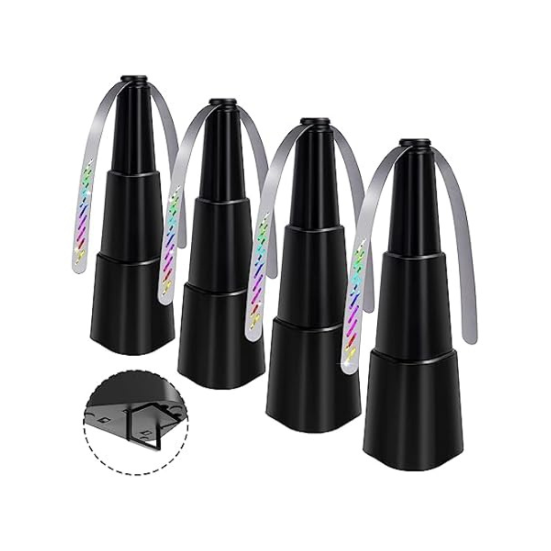 4-Pack Ktdrjn Portable Batteries Powered Outdoor Picnic Fan Table