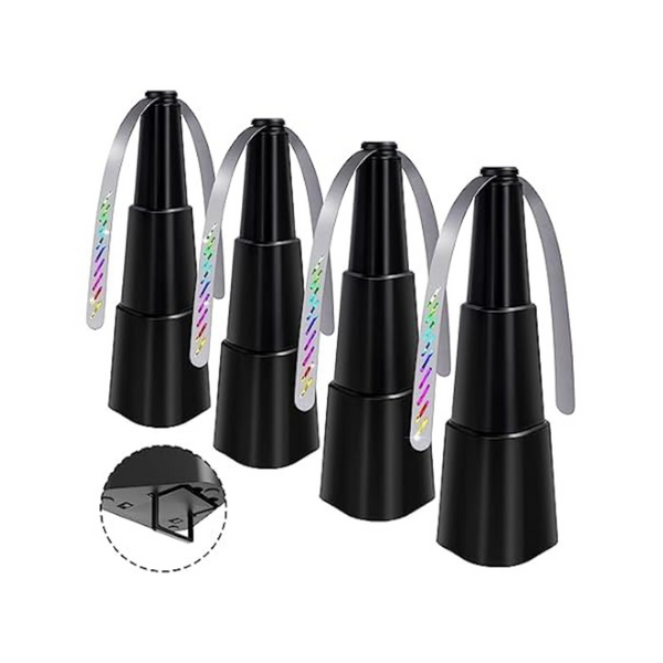 4-Pack Ktdrjn Portable Batteries Powered Outdoor Picnic Fan Table