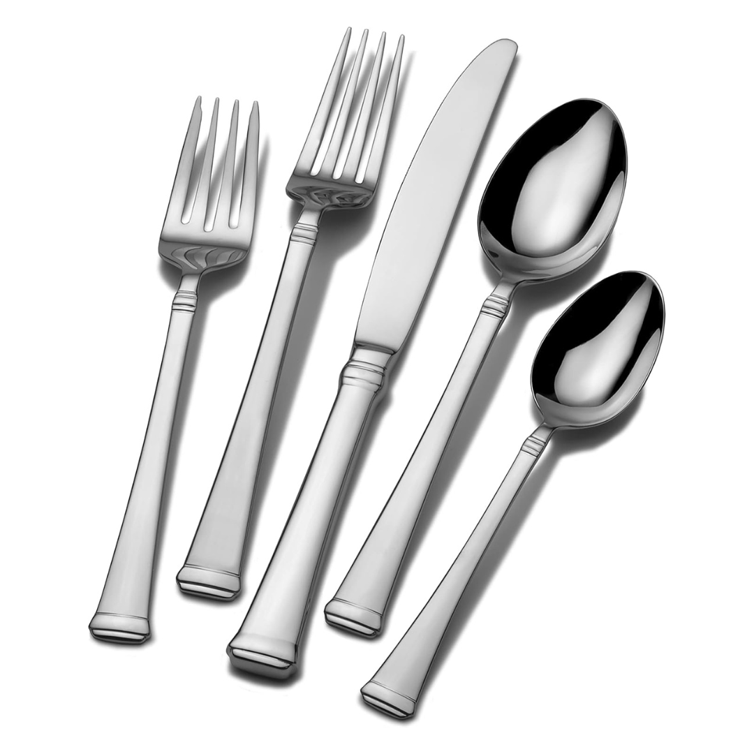 65-Piece Mikasa Harmony 18/10 Stainless Steel Silverware Set