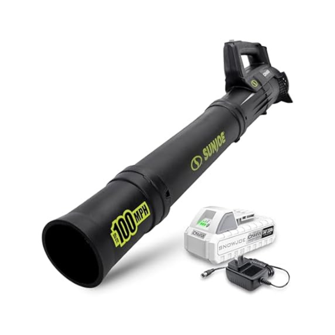Sun Joe iON Cordless Turbine Jet Leaf Blower W/2.0Ah Battery & Charger