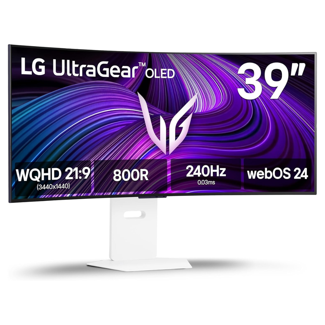 39" LG UltraGear Curved WQHD 240Hz 0.03ms HDR OLED Freesync And G-SYNC Compatible Gaming Monitor
