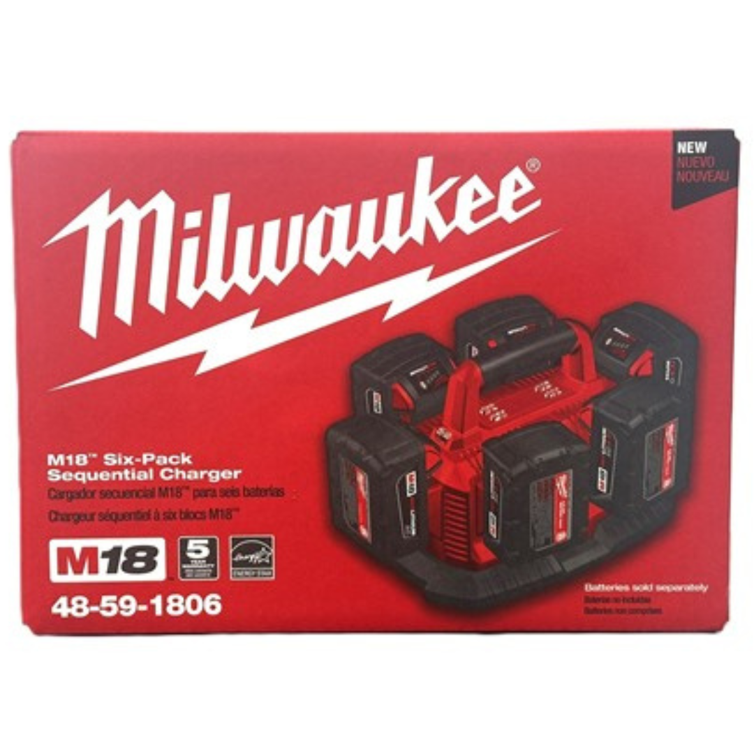 Milwaukee M18 Six Pack Sequential Charger
