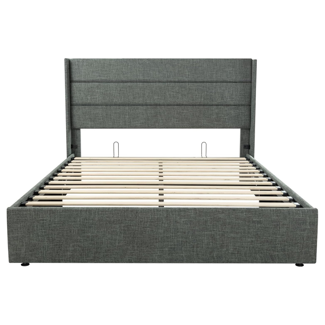 Sha Cerlin Queen Size Lift Up Modern Storage Bed Frame