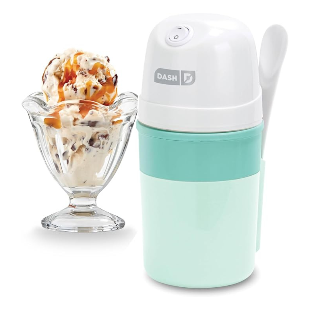 DASH My Pint Multi-Purpose Ice Cream Maker Machine w/ Mixing Spoon