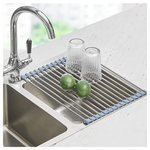 Seropy 17.5" x 11.8" Roll Up Dish Drying Rack