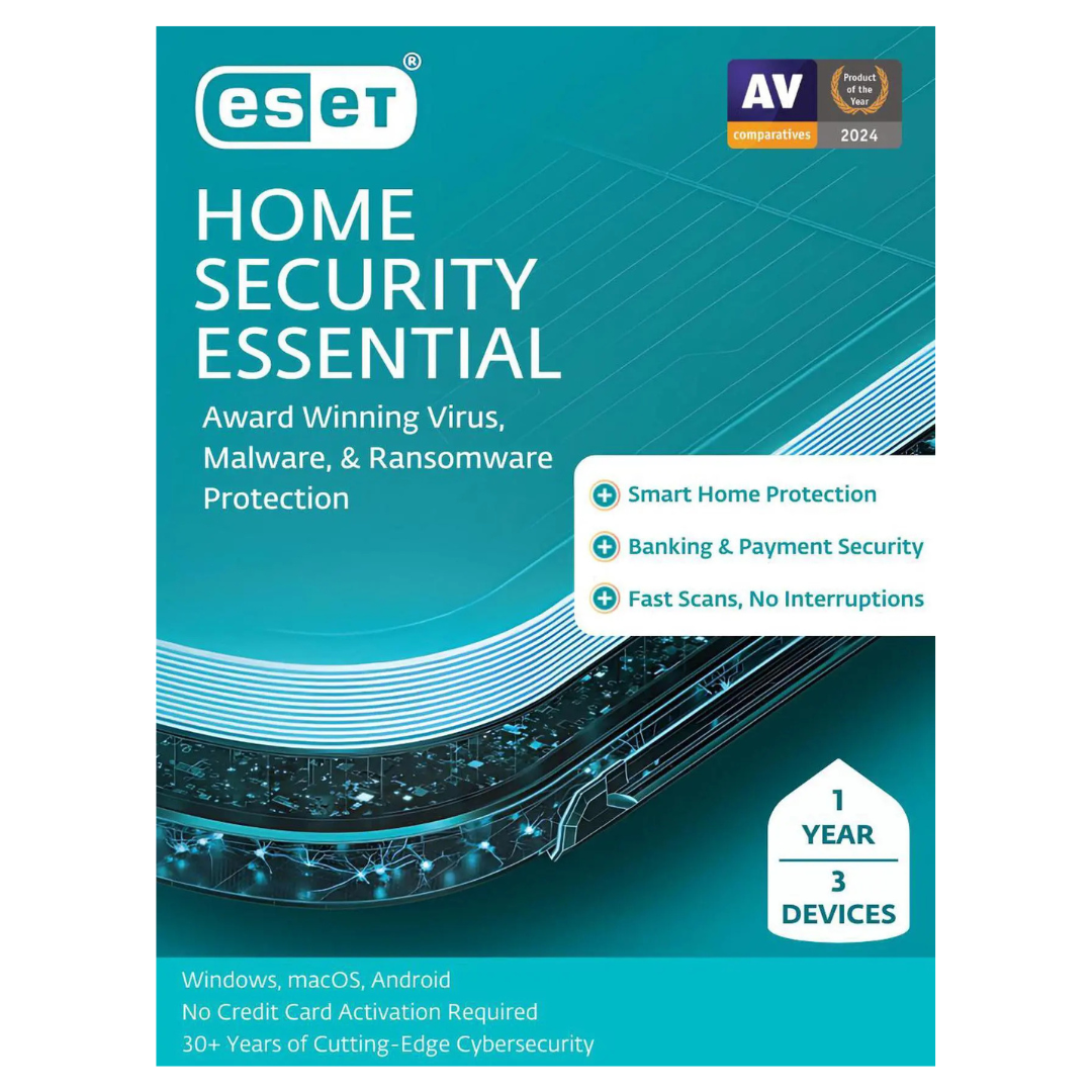 ESET Home Security Essential 2025 - 3 Devices/ 1 Year Download