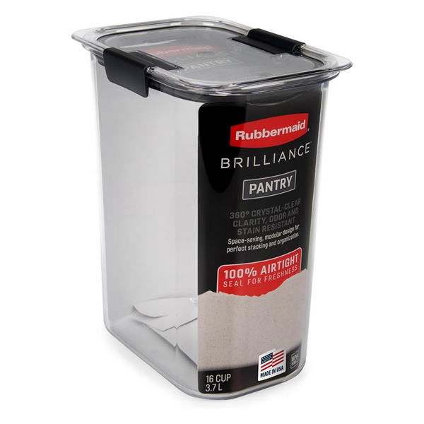 16-Cup Rubbermaid Airtight Food Storage Container W/Lid