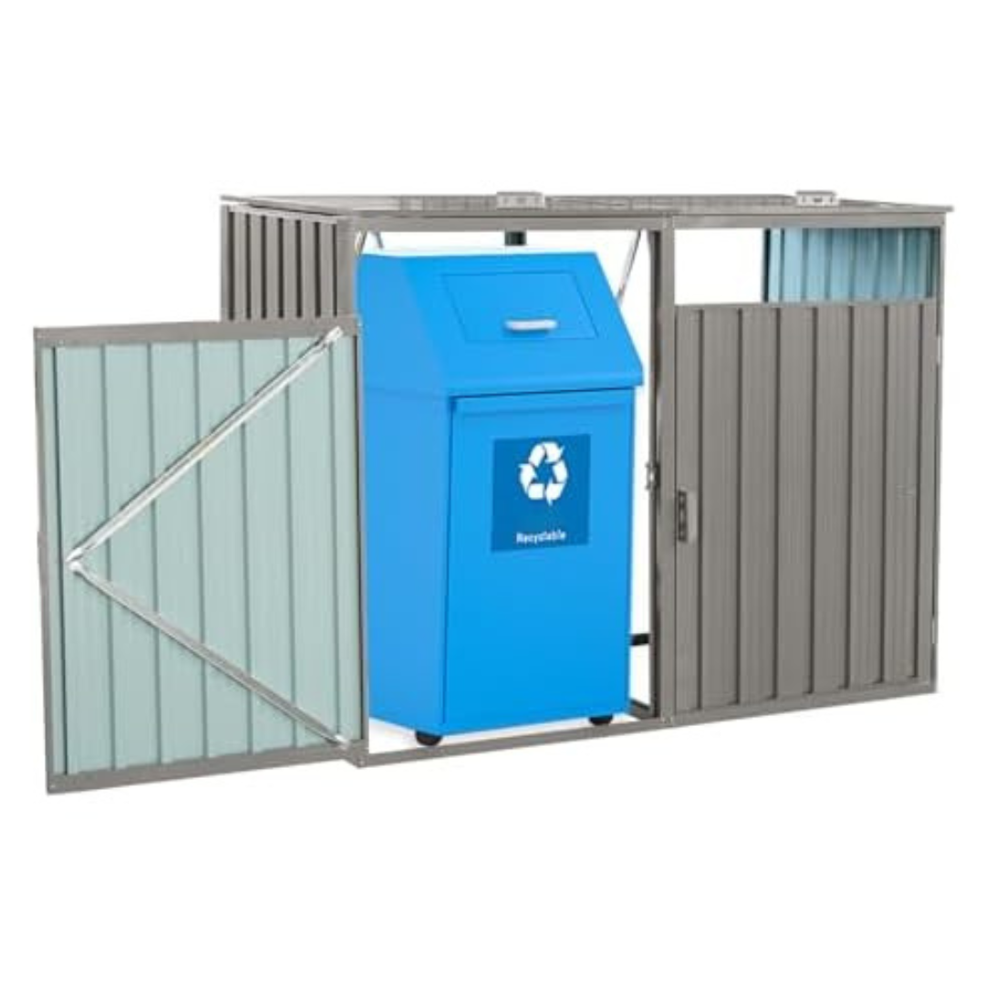 IMagacFun Outdoor Trash Can Storage