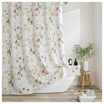 72"x 72" Leaf Floral Printed Shower Curtain