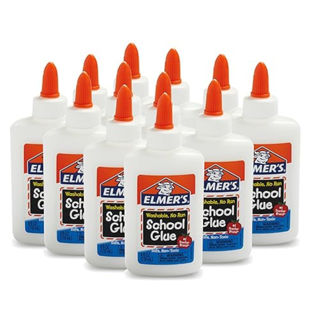 12-Count 4-Oz Elmer's Washable Liquid School Glue