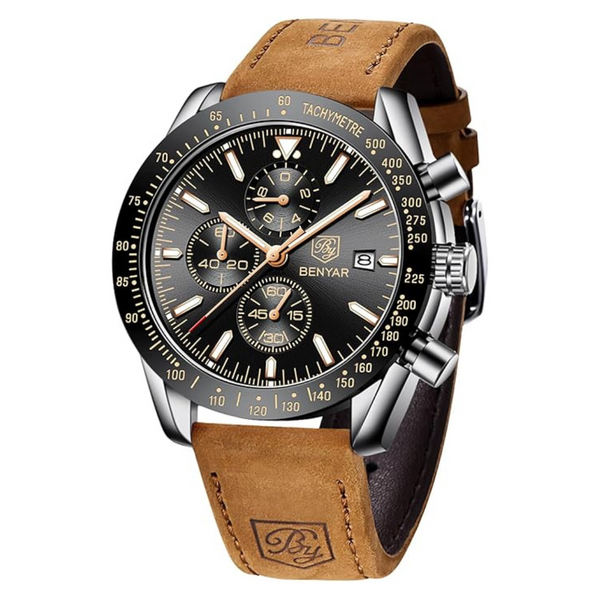 Men's Analog Quartz Chronograph Waterproof Watch (Various)