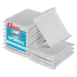 12-Pack Steel Kitchen Scrubbing Sponges