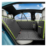 Foldable Waterproof Leather Car Back Seat Cover & Extender For Dogs/Pets