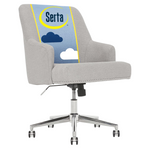 Serta Leighton Memory Foam Height-Adjustable Desk Accent Chair