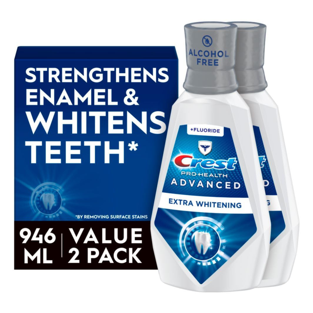 4-Count 946ml Crest Pro-Health Advanced Mouthwash
