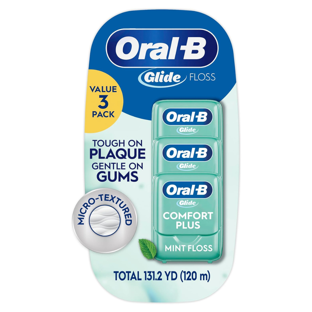 3-Count Oral-B Glide Pro-Health Comfort Plus Floss (Mint)